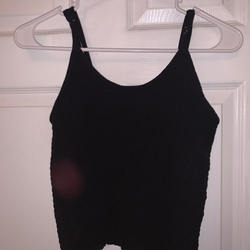 smocked tank top